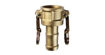 Camlock type C with hose tail (brass) | Camlock type C with hose tail (brass) is designed for fluid transfer in the food and beverage industry