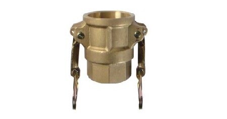 Camlock type D with female thread (brass) | Camlock type D with female thread (brass) is designed for general industrial