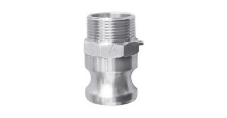 Camlock type F with male coupling x male thread (aluminium) | Camlock type F with male coupling x male thread (aluminium) is designed for general industrial