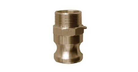 Camlock type F with male coupling x male thread (brass) | Camlock type F with male coupling x male thread (brass) is designed for general industrial