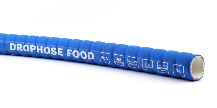 Drophose super light rubber butyl food hose | Food hoses | Hosemarket