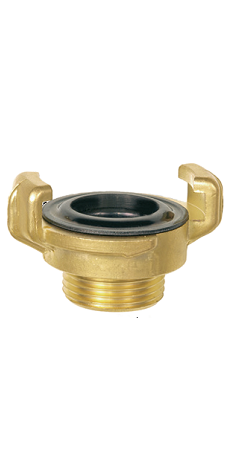 Geka plus quick coupling with male thread (Brass) | Geka plus quick coupling with male thread (Brass) is designed for general industrial