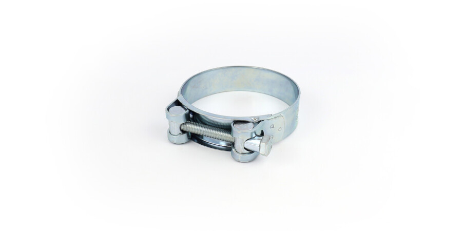 Hose clamp with 1 bolt (galvanized steel) MB | Hose clamps | Hosemarket